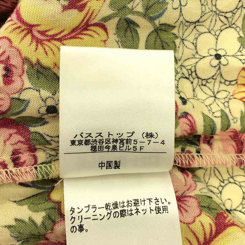 その他 フラワーフリルスリーブワンピース