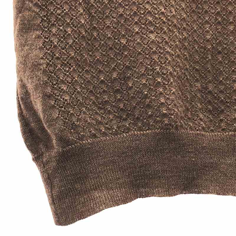 COMME des GARCONS HOMME PLUS / コムデギャルソンオムプリュス ダイヤ柄 Vネック ウールニット ベスト