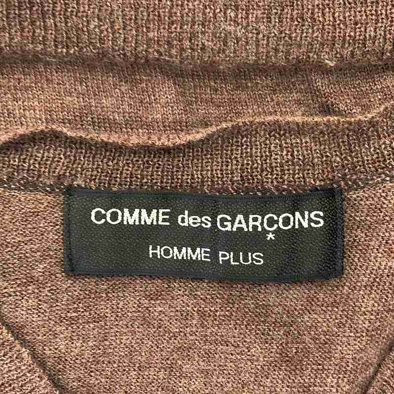 COMME des GARCONS HOMME PLUS / コムデギャルソンオムプリュス ダイヤ柄 Vネック ウールニット ベスト