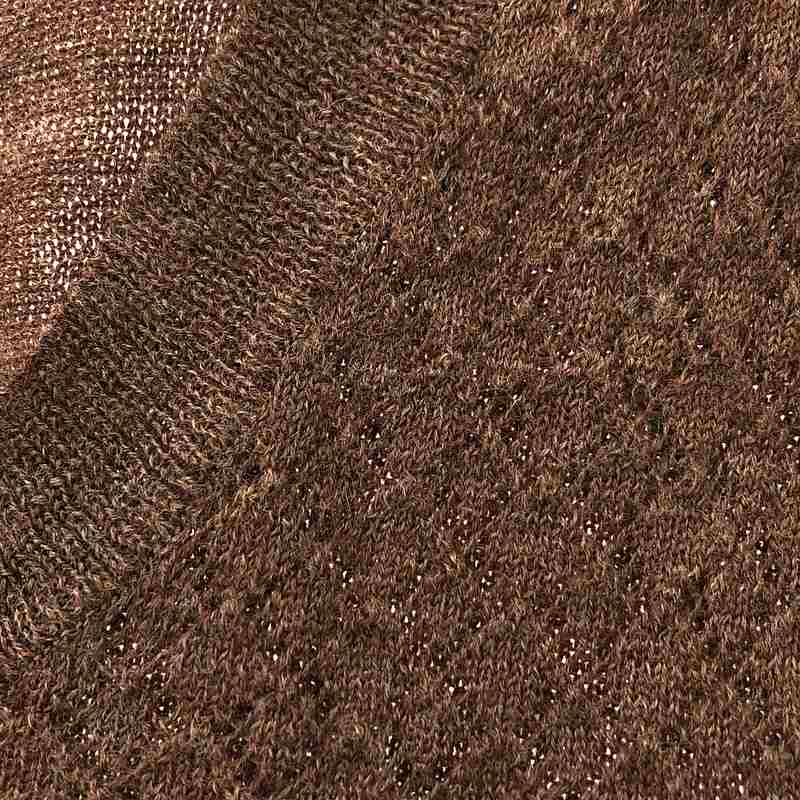 COMME des GARCONS HOMME PLUS / コムデギャルソンオムプリュス ダイヤ柄 Vネック ウールニット ベスト