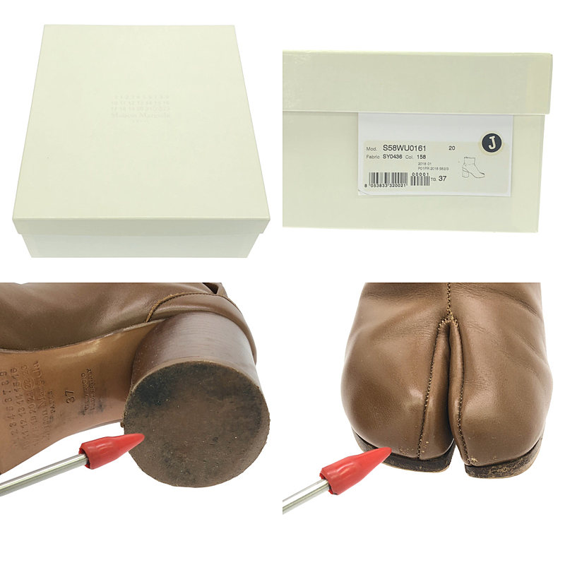 Maison Margiela / メゾンマルジェラ Tabi Boots / タビ レザー ショートブーツ 足袋