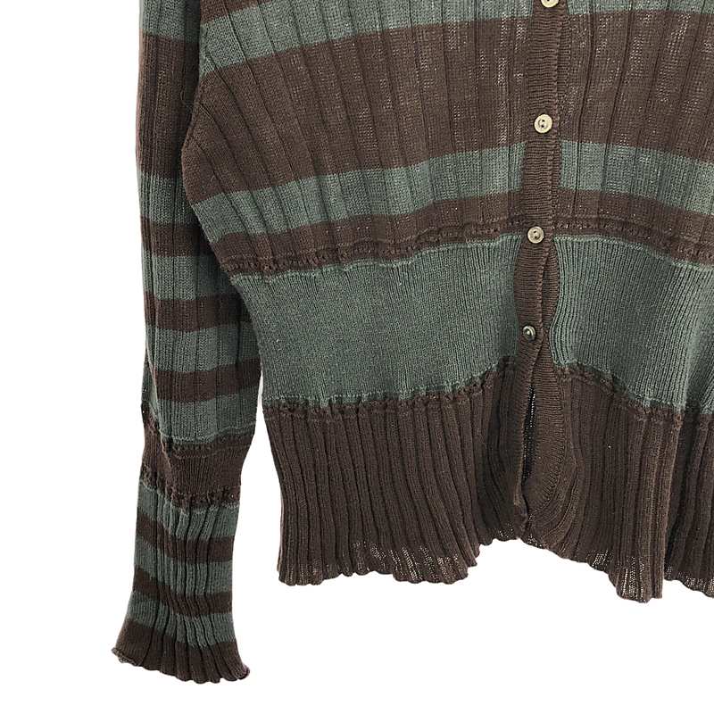 JoICEADDED / ジョイスアディッド コットン ハイネック ニット カーディガン