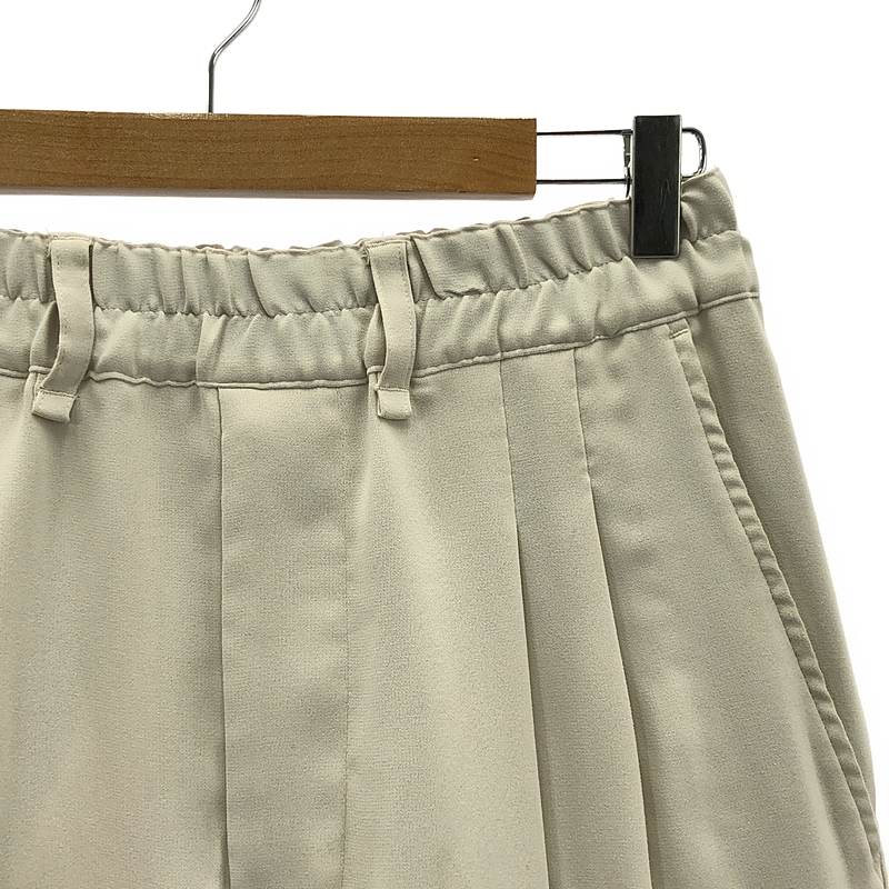 Iroquois / イロコイ REFLAX WEATHER CLOTH WIDE PT 2タック イージー パンツ