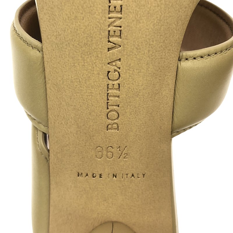 BOTTEGA VENETA / ボッテガヴェネタ LEATHER SANDAL / レザー ミュール サンダル