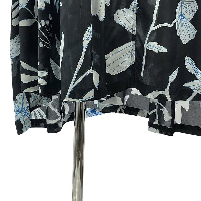 Christian Wijnants / クリスチャンワイナンツ シルク バンドカラー フラワー プリント 花柄 ワンピース