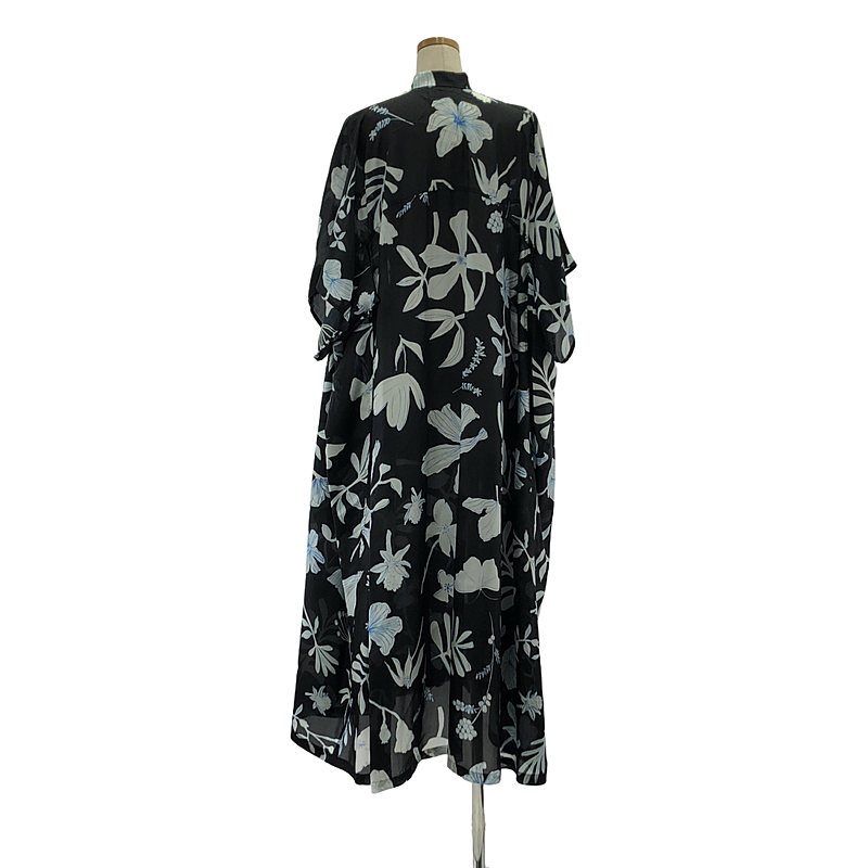 Christian Wijnants / クリスチャンワイナンツ シルク バンドカラー フラワー プリント 花柄 ワンピース