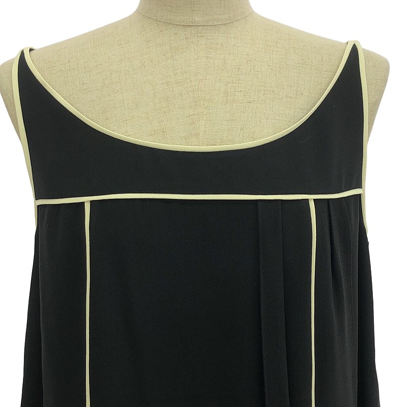 PRADA / プラダ パイピング ライン サイドジップ ドレス ワンピース