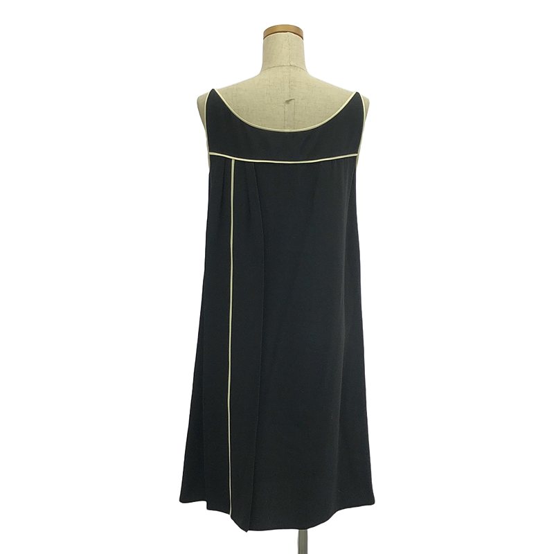 PRADA / プラダ パイピング ライン サイドジップ ドレス ワンピース