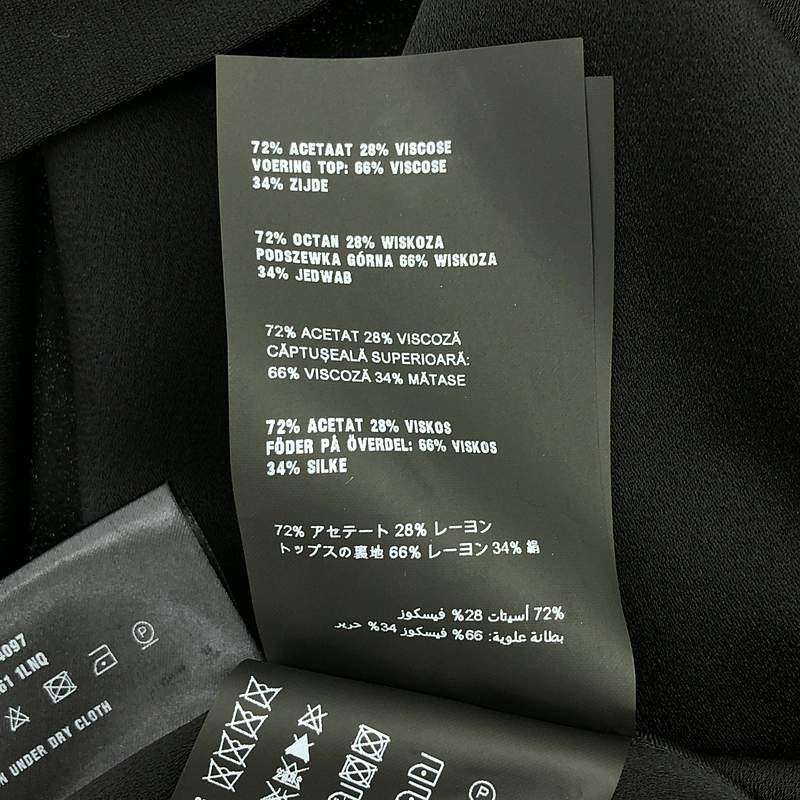 PRADA / プラダ パイピング ライン サイドジップ ドレス ワンピース