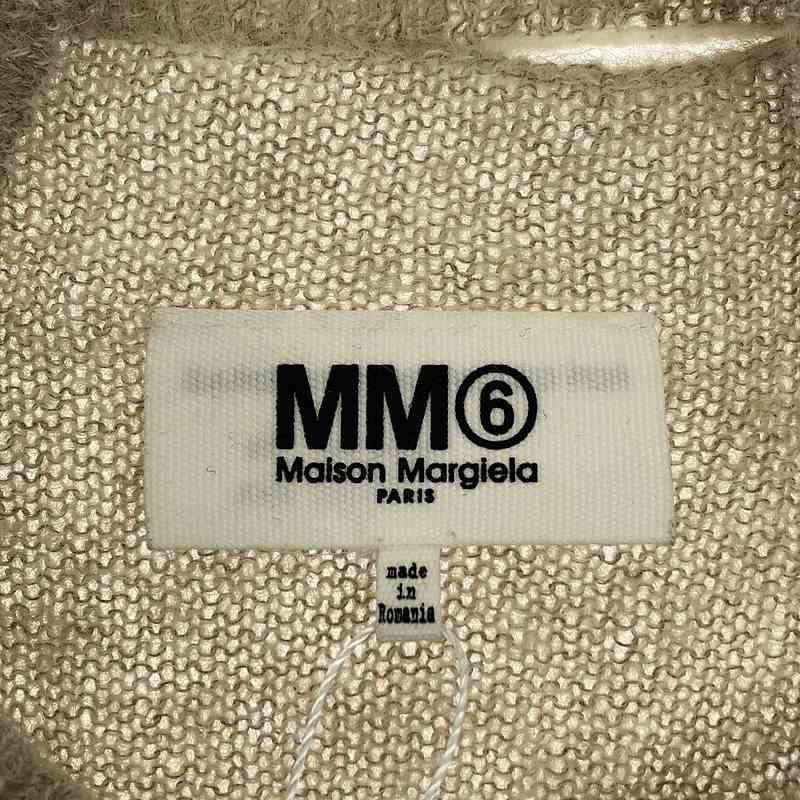 MM6 Maison Margiela / エムエムシックスメゾンマルジェラ Vネック エルボーパッチ ドロップショルダー ロング ニット