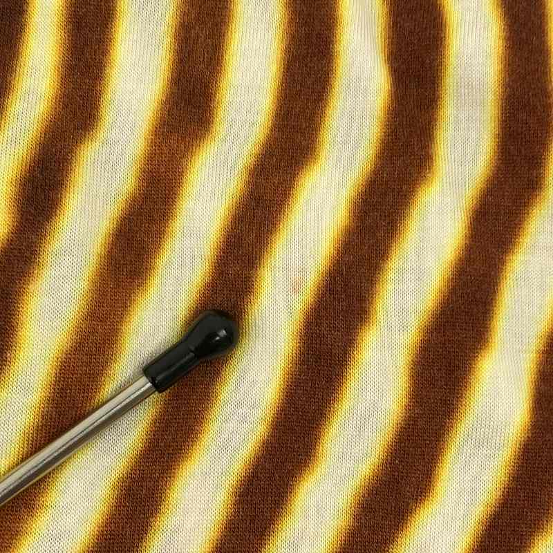 DRIES VAN NOTEN / ドリスヴァンノッテン Lem Lye サイド スリット 柄 ロング ワンピース