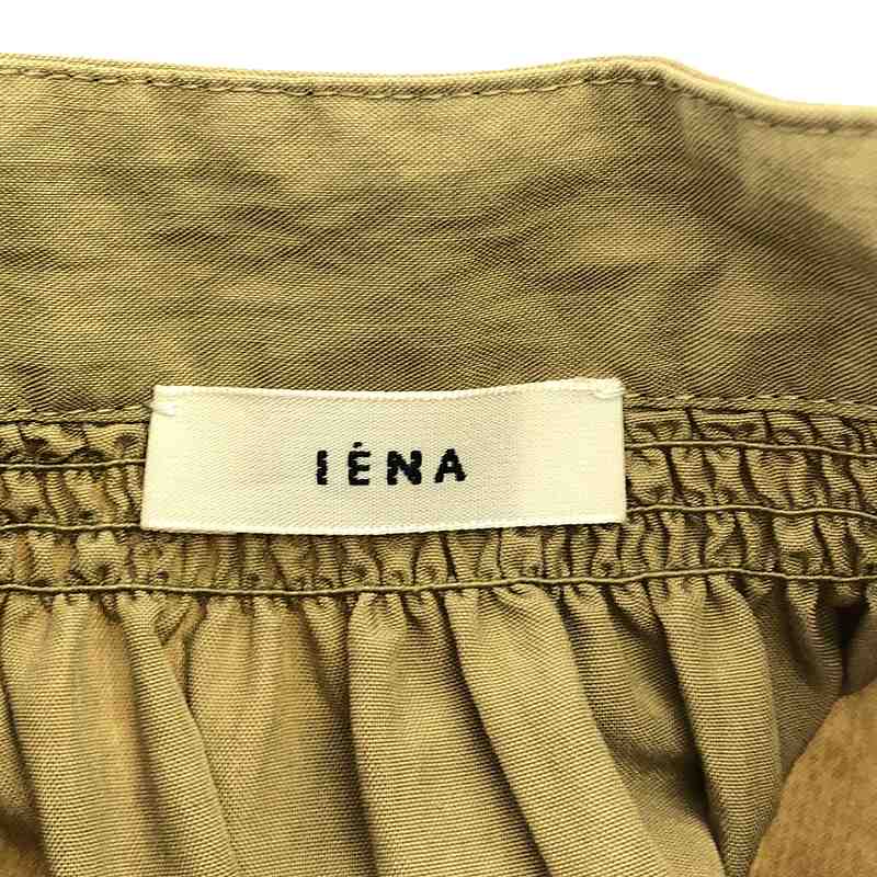 IENA / イエナ レーヨンナイロンシャーリングワンピース