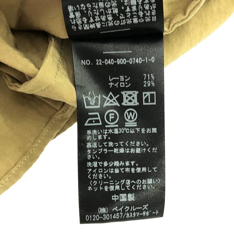 IENA / イエナ レーヨンナイロンシャーリングワンピース