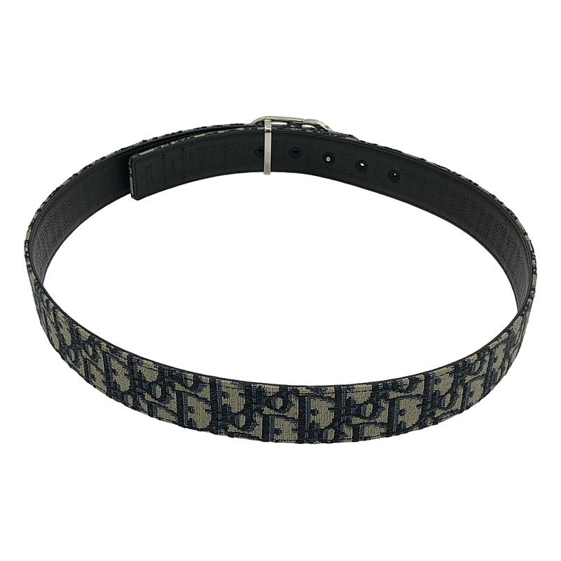 Dior / ディオール オブリーク シルバーバックル リバーシブルベルト