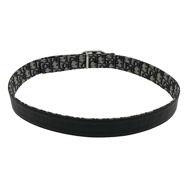 Dior / ディオール オブリーク シルバーバックル リバーシブルベルト