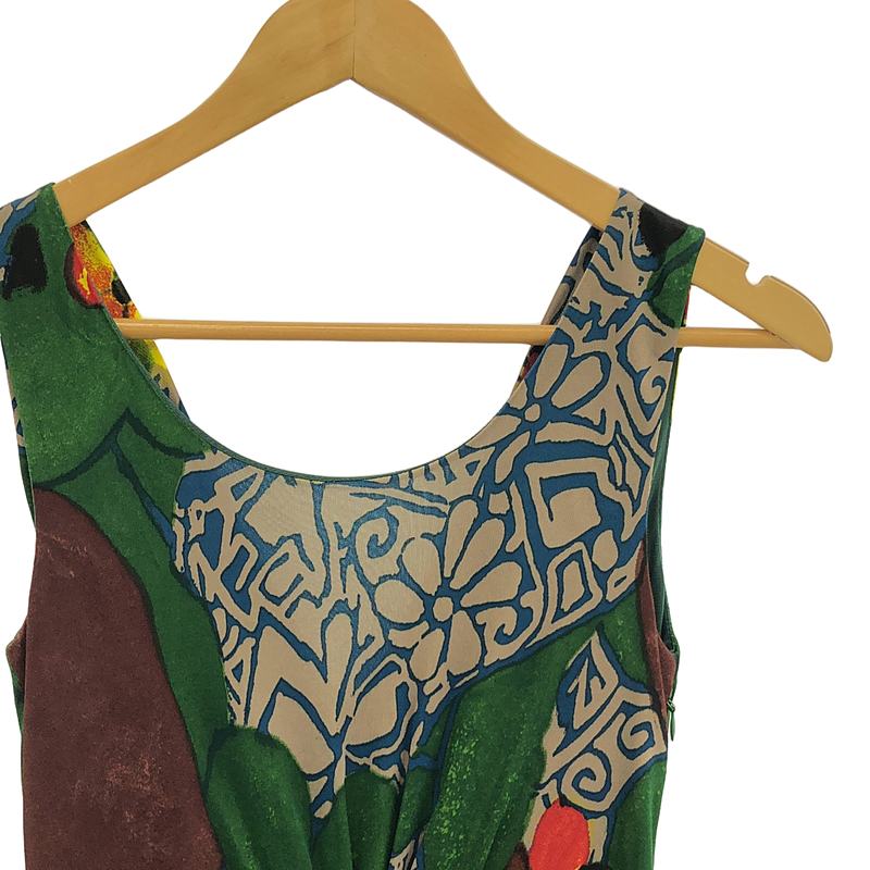 その他 レーヨン 総柄 ドレス ワンピース