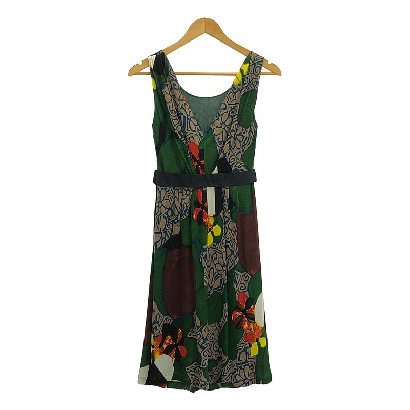 その他 レーヨン 総柄 ドレス ワンピース