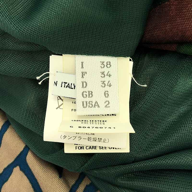 その他 レーヨン 総柄 ドレス ワンピース