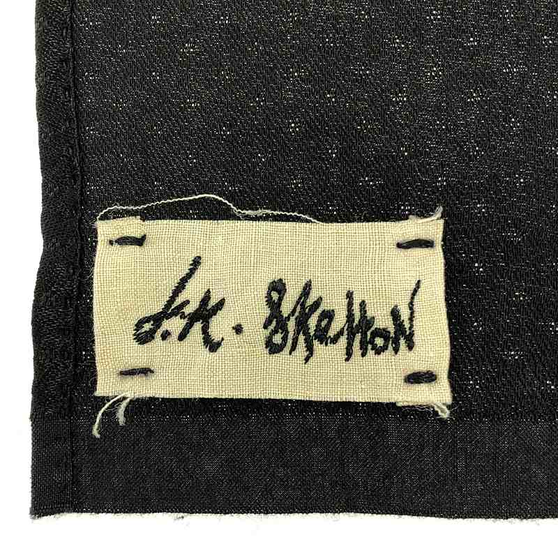 JOHN ALEXANDER SKELTON / ジョンアレキサンダースケルトン embroidery scarf / スカーフ