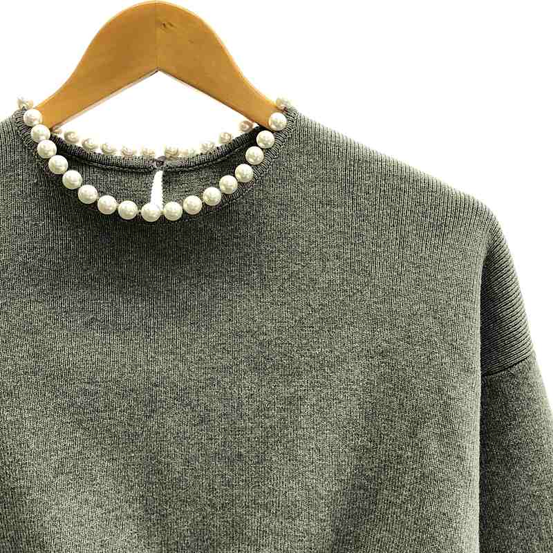BORDERS at BALCONY / ボーダーズアットバルコニー PEARL KNIT PULLOVER パール ニット プルオーバー