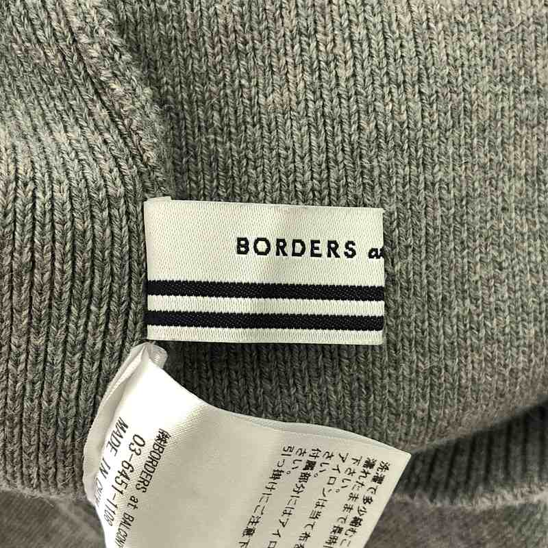 BORDERS at BALCONY / ボーダーズアットバルコニー PEARL KNIT PULLOVER パール ニット プルオーバー