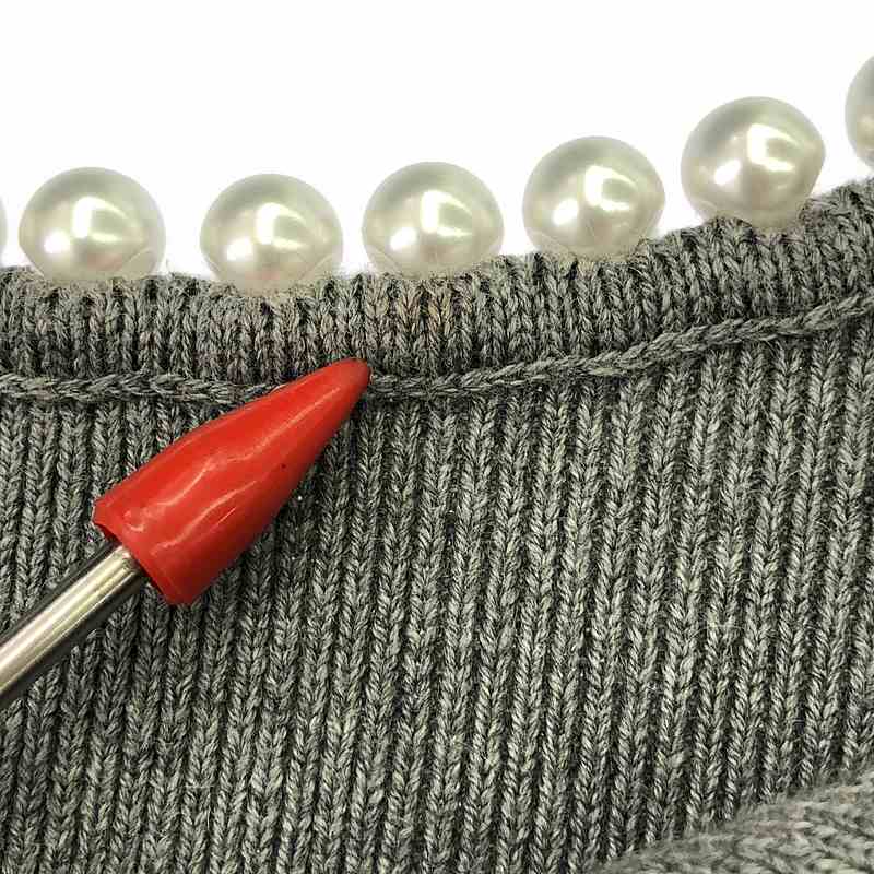 BORDERS at BALCONY / ボーダーズアットバルコニー PEARL KNIT PULLOVER パール ニット プルオーバー