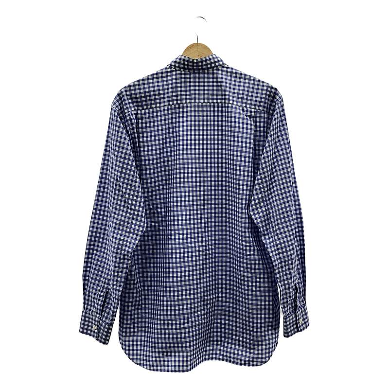 COMME des GARCONS SHIRT / コムデギャルソンシャツ フロントパッチワーク ギンガムチェック コットン シャツ