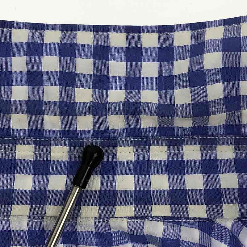 COMME des GARCONS SHIRT / コムデギャルソンシャツ フロントパッチワーク ギンガムチェック コットン シャツ