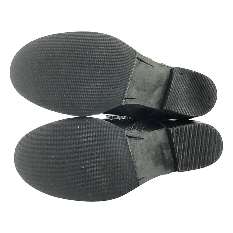 ANN DEMEULEMEESTER / アンドゥムルメステール Triple Lace-Up Long Boots レザーブーツ