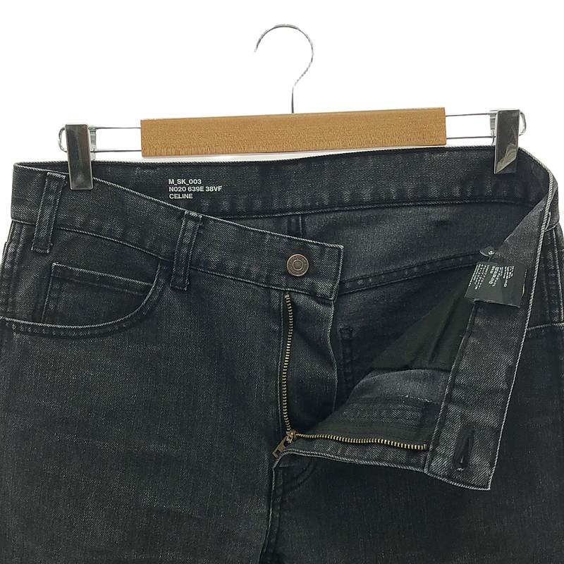 CELINE / セリーヌ エディ期 M_SK_003 スキニー ブラック デニムパンツ
