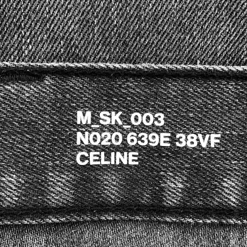 CELINE / セリーヌ エディ期 M_SK_003 スキニー ブラック デニムパンツ