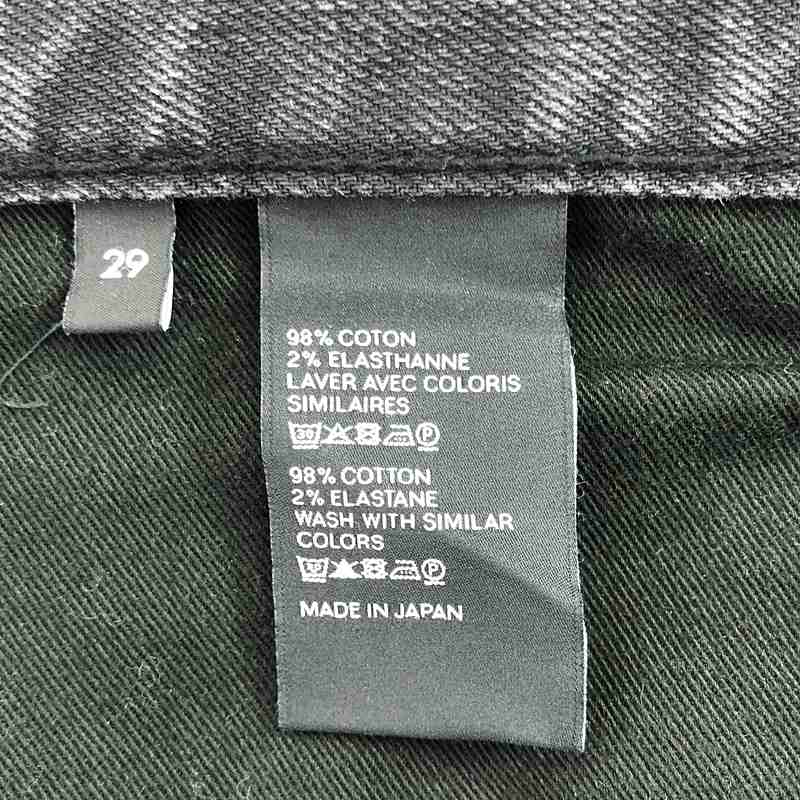 CELINE / セリーヌ エディ期 M_SK_003 スキニー ブラック デニムパンツ