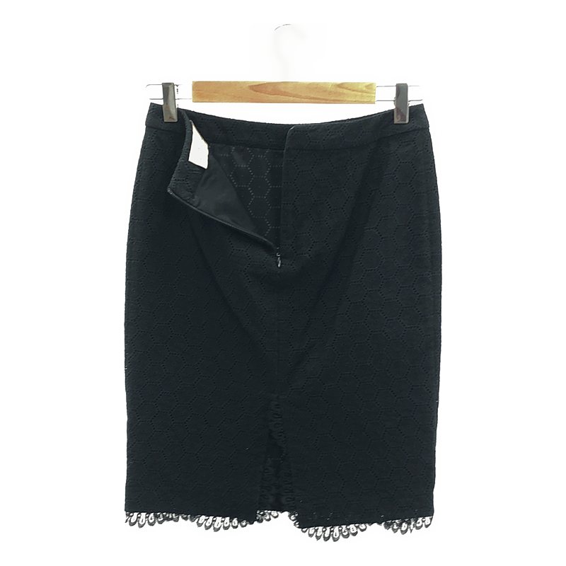 その他 カットワーク レース バックジップ スカート / 総裏地