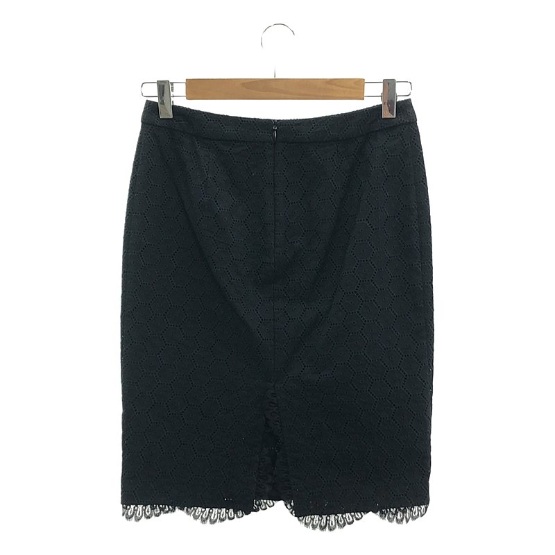 その他 カットワーク レース バックジップ スカート / 総裏地