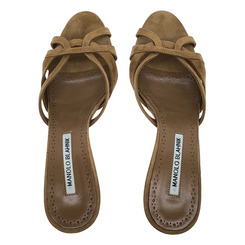 MANOLO BLAHNIK / マノロブラニク MACULA ラウンドトゥ ミュールサンダル