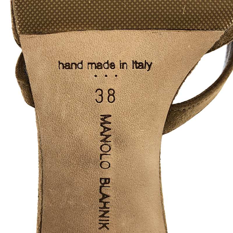 MANOLO BLAHNIK / マノロブラニク MACULA ラウンドトゥ ミュールサンダル