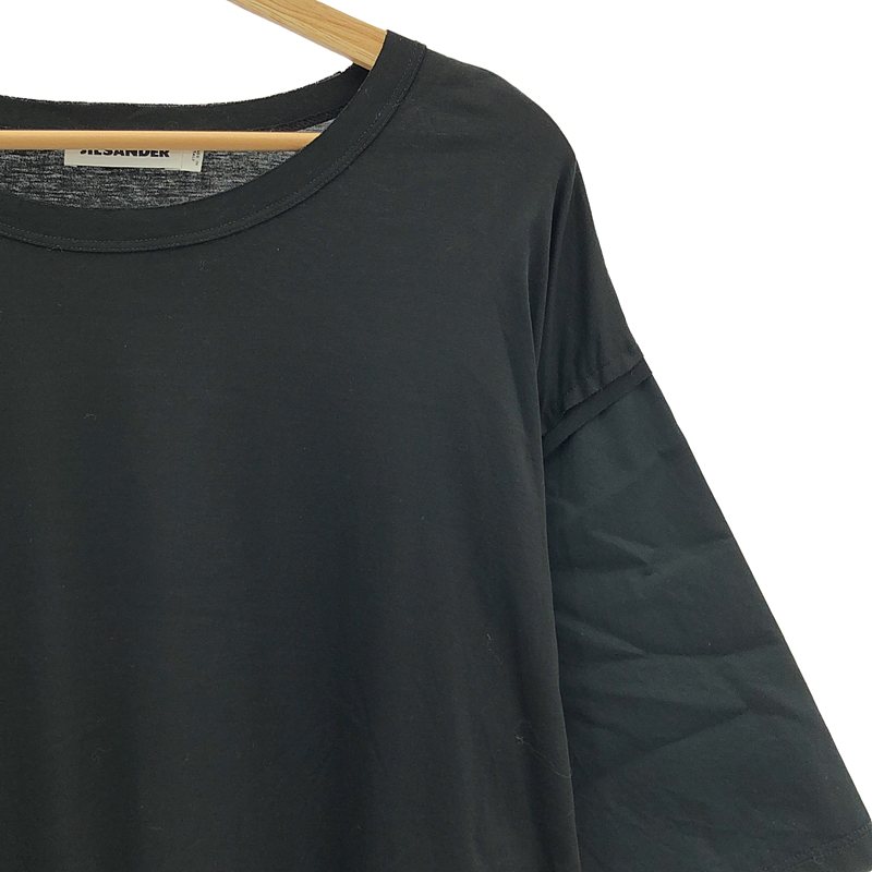 JIL SANDER / ジルサンダー コットン 袖切替 ボリューム ワンピース