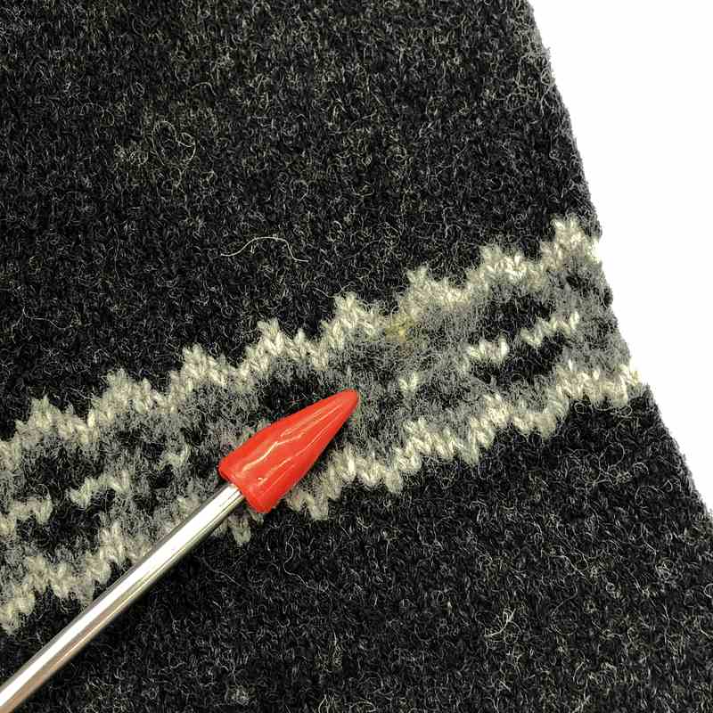 MARGARET HOWELL / マーガレットハウエル クルーネック ボーダー ウールニット