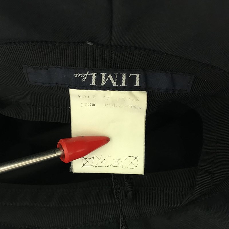 LIMI feu / リミフゥ 変形 ドレープ ハット 帽子