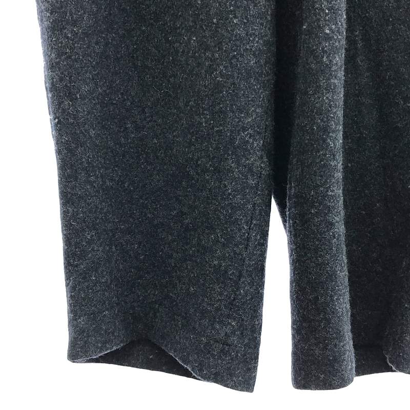 Dulcamara / ドゥルカマラ アンゴラ混 ワイド タック パンツ