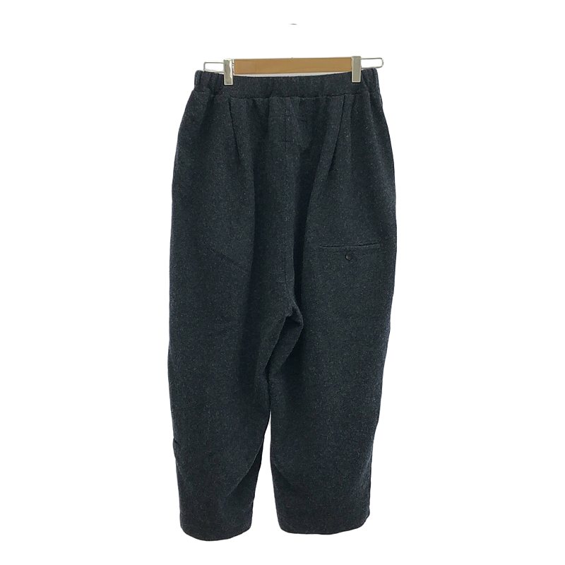 Dulcamara / ドゥルカマラ アンゴラ混 ワイド タック パンツ