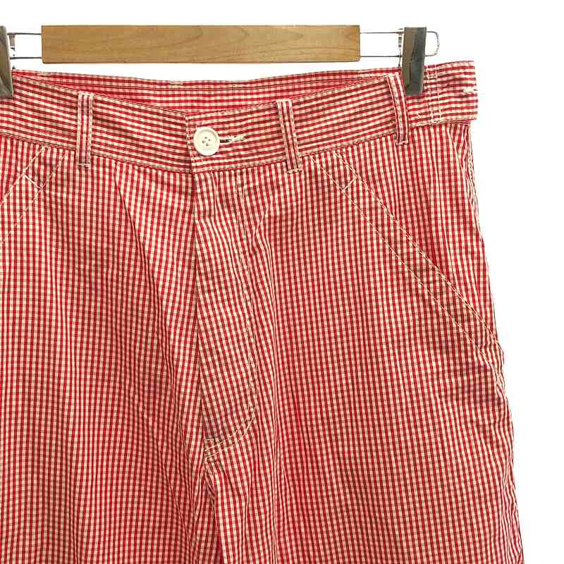 COMME des GARCONS HOMME PLUS / コムデギャルソンオムプリュス ギンガムチェック コットン サルエルパンツ