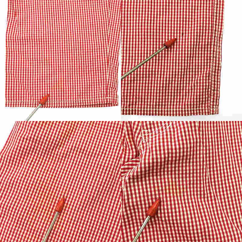 COMME des GARCONS HOMME PLUS / コムデギャルソンオムプリュス ギンガムチェック コットン サルエルパンツ