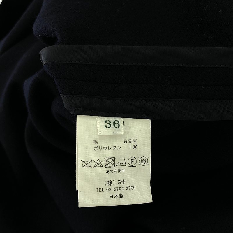 mina perhonen / ミナペルホネン whisper ウール ランダムタック スカート