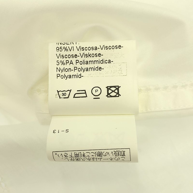 ERMANNO SCERVINO / エルマンノシェルヴィーノ コットン エンブロイダリー シャツ ブラウス