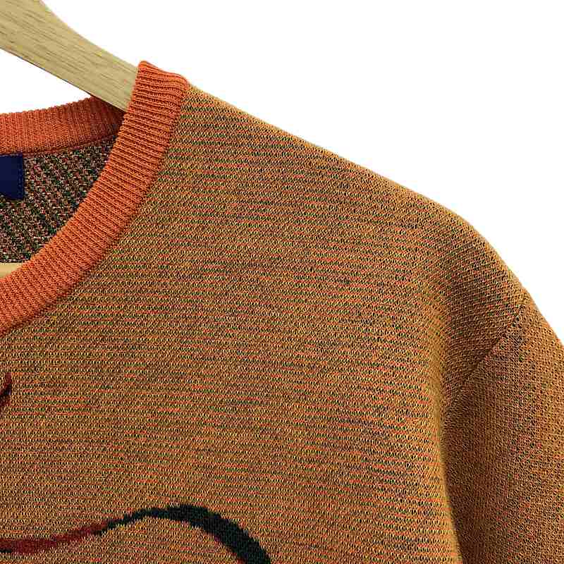 JUNYA WATANABE MAN / ジュンヤワタナベマン Multi Material Mix Jacqueard Tiger Pattern ハーフスリーブ ニット