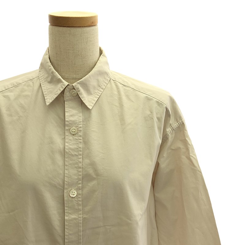 その他 コットン ロング シャツワンピース