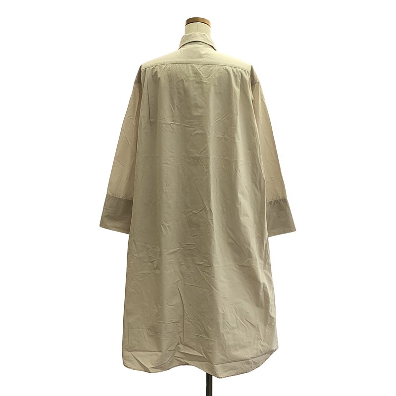 その他 コットン ロング シャツワンピース