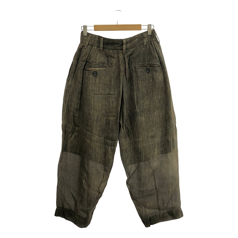 ziggy chen / ジギーチェン CLASSIC PLEATED WIDE TROUSERS / タック ワイド パンツ