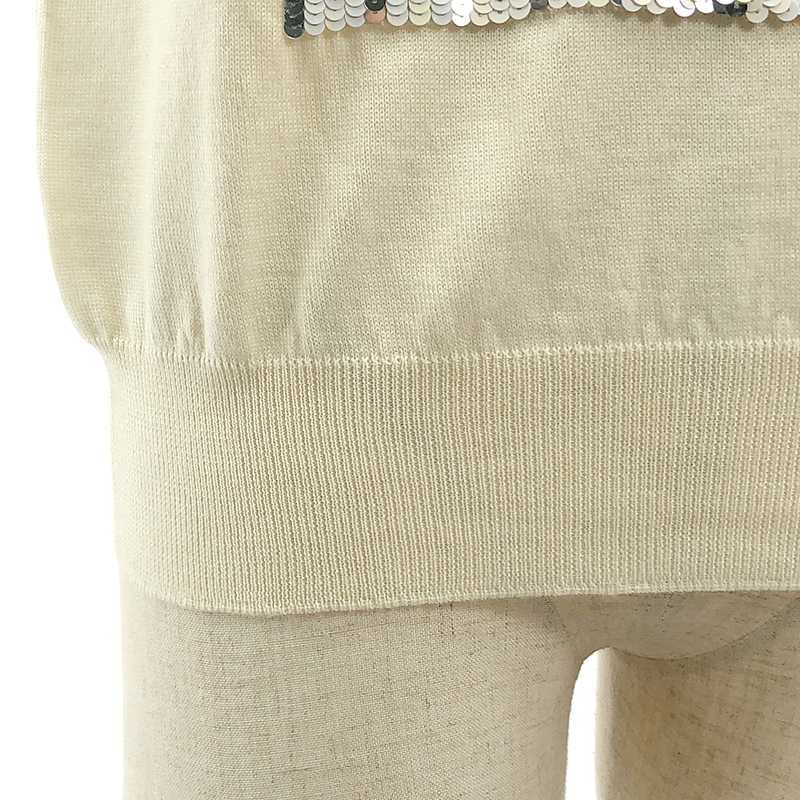 Christian Dior / クリスチャンディオール スパンコール 装飾 ニット ベスト